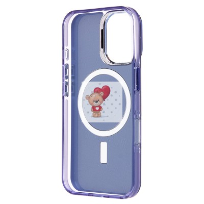 Чехол-накладка для Apple iPhone 16 (синий) - SM025 SafeMag