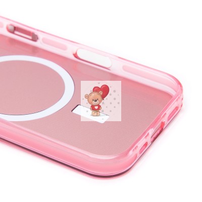 Чехол-накладка для Apple iPhone 16 Pro (розовый) - SM025 SafeMag
