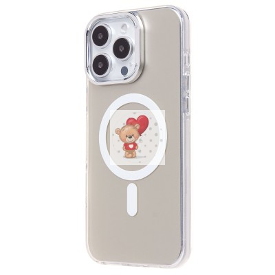 Чехол-накладка для Apple iPhone 16 Pro Max (белый) - SM025 SafeMag