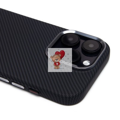 Чехол-накладка для Apple iPhone 16 Pro - (123) (черный) Luxo Creative PC