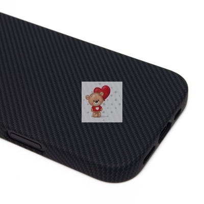 Чехол-накладка для Apple iPhone 16 Pro - (123) (черный) Luxo Creative PC