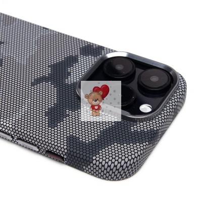 Чехол-накладка для Apple iPhone 16 Pro - (126) (черный/серый) Luxo Creative PC