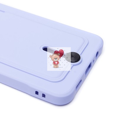 Чехол-накладка для Samsung Galaxy A06 (светло-фиолетовый) - SC304 с картхолдером