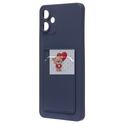 Чехол-накладка для Samsung Galaxy A06 (темно-синий) - SC337 с картхолдером Чехол-накладка для Samsung Galaxy A06 (темно-синий) - SC337 с картхолдером