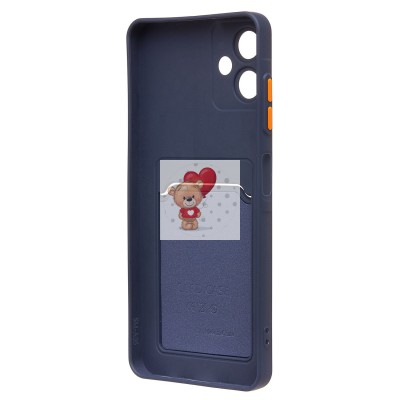 Чехол-накладка для Samsung Galaxy A06 (темно-синий) - SC337 с картхолдером Чехол-накладка для Samsung Galaxy A06 (темно-синий) - SC337 с картхолдером