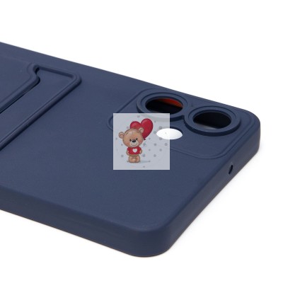 Чехол-накладка для Samsung Galaxy A06 (темно-синий) - SC337 с картхолдером Чехол-накладка для Samsung Galaxy A06 (темно-синий) - SC337 с картхолдером