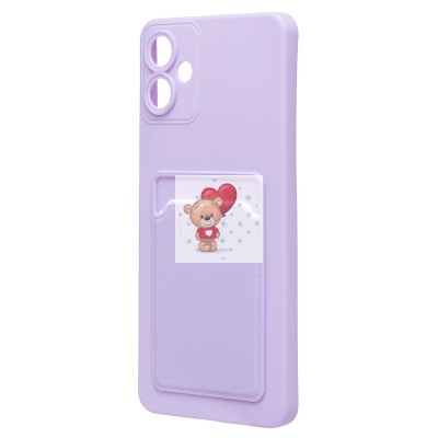 Чехол-накладка для Samsung Galaxy A06 (светло-фиолетовый) - SC337 с картхолдером Чехол-накладка для Samsung Galaxy A06 (светло-фиолетовый) - SC337 с картхолдером