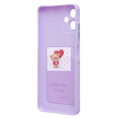 Чехол-накладка для Samsung Galaxy A06 (светло-фиолетовый) - SC337 с картхолдером Чехол-накладка для Samsung Galaxy A06 (светло-фиолетовый) - SC337 с картхолдером