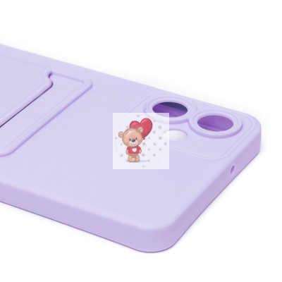 Чехол-накладка для Samsung Galaxy A06 (светло-фиолетовый) - SC337 с картхолдером Чехол-накладка для Samsung Galaxy A06 (светло-фиолетовый) - SC337 с картхолдером