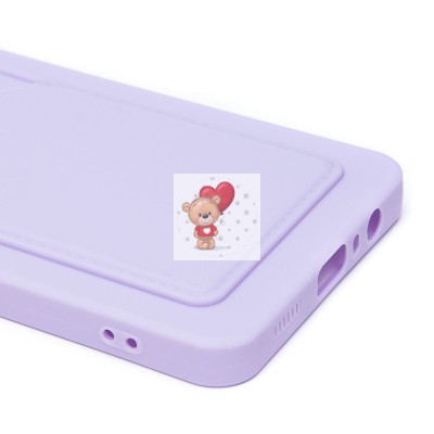 Чехол-накладка для Samsung Galaxy A06 (светло-фиолетовый) - SC337 с картхолдером Чехол-накладка для Samsung Galaxy A06 (светло-фиолетовый) - SC337 с картхолдером