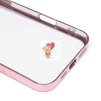 Чехол-накладка для Apple iPhone 16 Pro Max (розовое золото) - PC073 с закрытой камерой