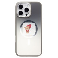 Чехол-накладка для Apple iPhone 16 Pro Max (золотисто-титановый) SM023 SafeMag