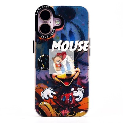 Чехол-накладка для Apple iPhone 16 - (006) (многоцветный) - PC081 Чехол-накладка для Apple iPhone 16 - (006) (многоцветный) - PC081