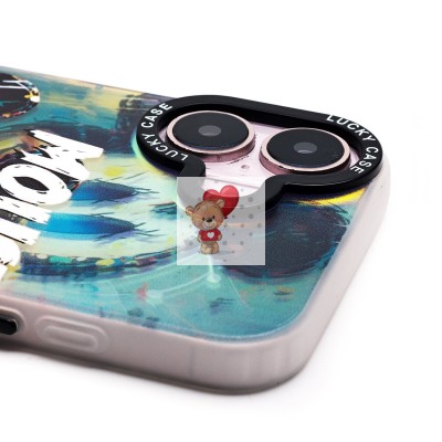 Чехол-накладка для Apple iPhone 16 - (006) (многоцветный) - PC081