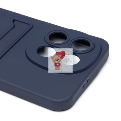 Чехол-накладка для Tecno Spark 30 5G (темно-синий) - SC337 с картхолдером Чехол-накладка для Tecno Spark 30 5G (темно-синий) - SC337 с картхолдером