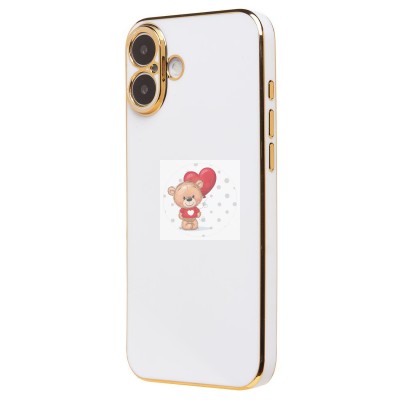 Чехол-накладка для Apple iPhone 16 Plus (белый) - SC301