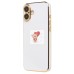 Чехол-накладка для Apple iPhone 16 Plus (белый) - SC301