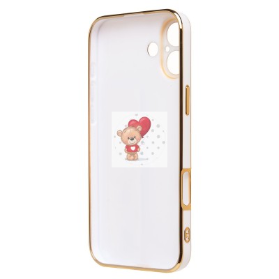 Чехол-накладка для Apple iPhone 16 Plus (белый) - SC301