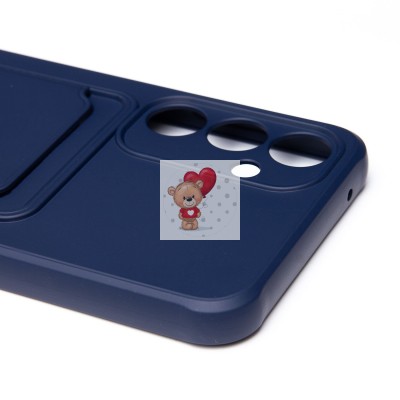 Чехол-накладка для Samsung Galaxy A35 (темно-синий) - SC304 с картхолдером Чехол-накладка для Samsung Galaxy A35 (темно-синий) - SC304 с картхолдером