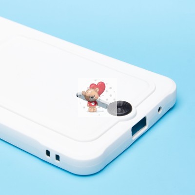 Чехол-накладка для Xiaomi Redmi A3 (белый) - SC304 с картхолдером Чехол-накладка для Xiaomi Redmi A3 (белый) - SC304 с картхолдером
