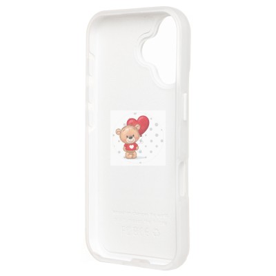 Чехол-накладка для Apple iPhone 16 (белый) - SC346