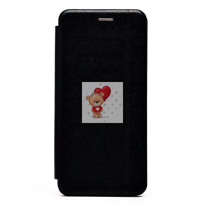 Чехол-книжка для Honor X7c (черный) - BC002