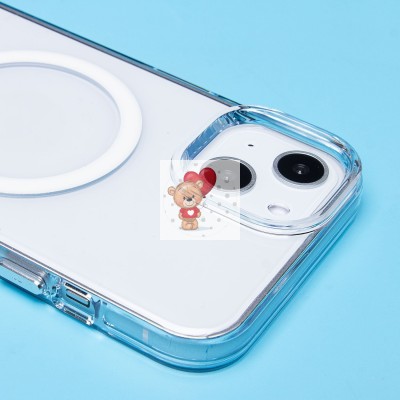 Чехол-накладка для Apple iPhone 13/iPhone 14 (прозрачный) - SM039 SafeMag Чехол-накладка для Apple iPhone 13/iPhone 14 (прозрачный) - SM039 SafeMag