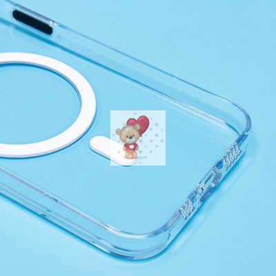 Чехол-накладка для Apple iPhone 13/iPhone 14 (прозрачный) - SM039 SafeMag Чехол-накладка для Apple iPhone 13/iPhone 14 (прозрачный) - SM039 SafeMag