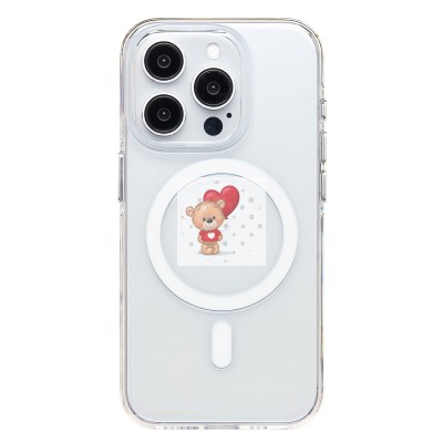 Чехол-накладка для Apple iPhone 15 Pro (прозрачный) - SM039 SafeMag Чехол-накладка для Apple iPhone 15 Pro (прозрачный) - SM039 SafeMag