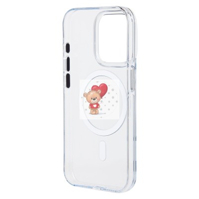 Чехол-накладка для Apple iPhone 15 Pro (прозрачный) - SM039 SafeMag