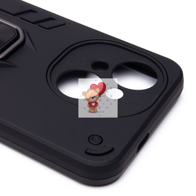 Чехол-накладка для Tecno Spark Go 1 (черный) - SGP001 противоударный