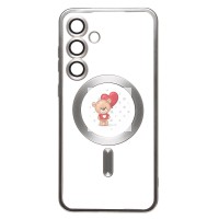 Чехол-накладка для Samsung Galaxy S24FE (серебяный) - SM027 SafeMag Чехол-накладка для Samsung Galaxy S24FE (серебяный) - SM027 SafeMag