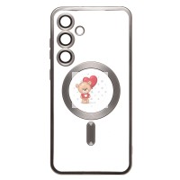 Чехол-накладка для Samsung Galaxy S24FE (титановый) - SM027 SafeMag Чехол-накладка для Samsung Galaxy S24FE (титановый) - SM027 SafeMag