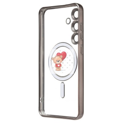 Чехол-накладка для Samsung Galaxy S24FE (титановый) - SM027 SafeMag