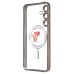 Чехол-накладка для Samsung Galaxy S24FE (титановый) - SM027 SafeMag