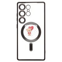 Чехол-накладка для Samsung Galaxy S25 Ultra (черный) SM027 SafeMag