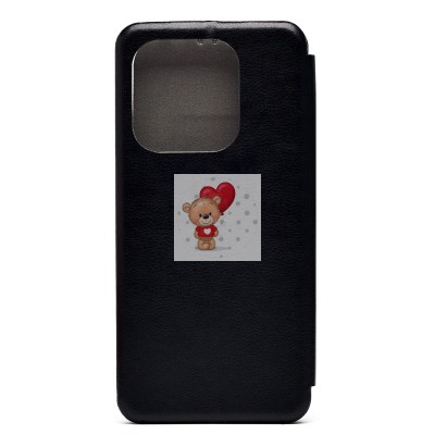 Чехол-книжка для Xiaomi Redmi Note 14 4G (черный) - BC002 Чехол-книжка для Xiaomi Redmi Note 14 4G (черный) - BC002