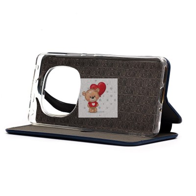 Чехол-книжка для Xiaomi Redmi Note 14 Pro 4G (синий) - BC002 Чехол-книжка для Xiaomi Redmi Note 14 Pro 4G (синий) - BC002