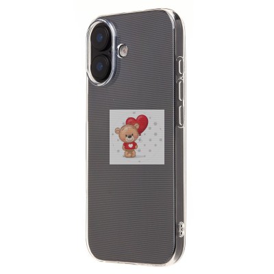 Чехол-накладка для Apple iPhone 17 (прозрачный) Activ ASC-101 Puffy 0.9мм