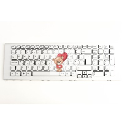 Клавиатура для ноутбука Sony VPC-EJ Белая P.n: 148972311, V116646H, AEHK2U00020, 148972361