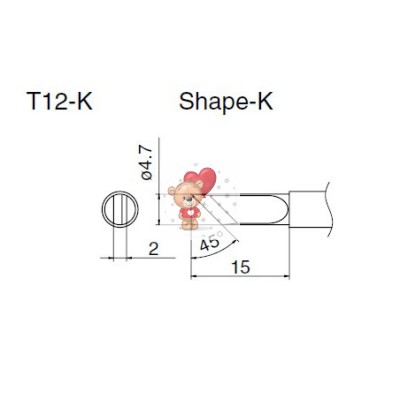 Нагревательный элемент T12-K