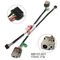 Разъем питания HP (H012) 15-b 10см