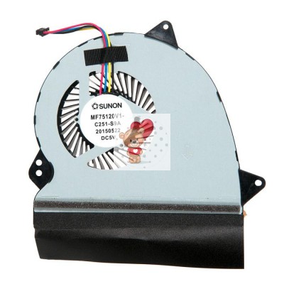 Вентилятор/Кулер для ноутбука Asus GL552J p/n: MF75120V1-C250-S9A, 13NB07Z1P01011, 13N0-RZP0101 Вентилятор/Кулер для ноутбука Asus GL552J p/n: MF75120V1-C250-S9A, 13NB07Z1P01011, 13N0-RZP0101