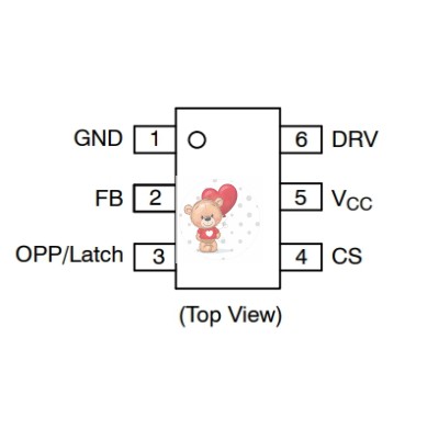 NCP1250BSN100T1G [SOT23-6]