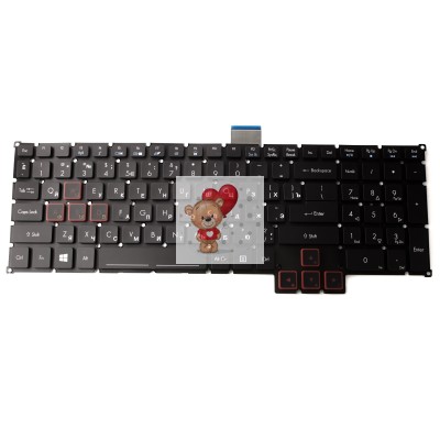 Клавиатура для ноутбука Acer Predator G9-591 G9-791 с подсветкой p.n: NKI1513025, 0KN0-EX2UI12