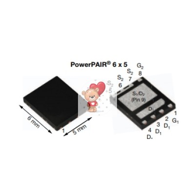 SIZ916DT-T1-GE3 N-Channel MOSFET 30V 40A