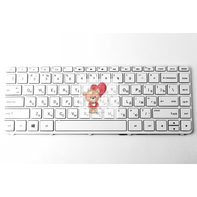 Клавиатура для ноутбука HP SleekBook 14-E 14-N Белая с рамкой P.N: 9Z.N9GPQ.B01, 741063-001, 9Z.N9GPQ.B0F Клавиатура для ноутбука HP SleekBook 14-E 14-N Белая с рамкой P.N: 9Z.N9GPQ.B01, 741063-001, 9Z.N9GPQ.B0F