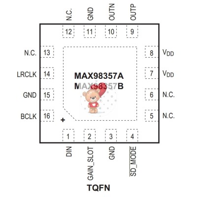 MAX98357A (TQFN)