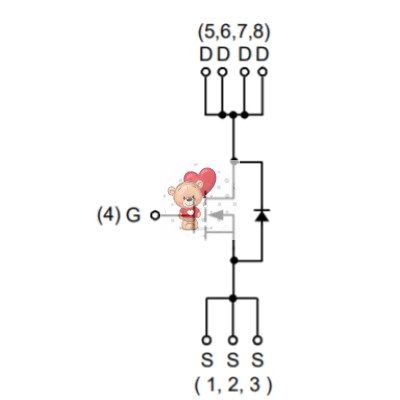 SM3317NSQAC N-Channel MOSFET 30V 34A