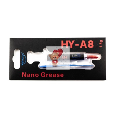 Термопаста HY-A8 1.5гр. Шприц 5.6 W/m-k Термопаста HY-A8 1.5гр. Шприц 5.6 W/m-k